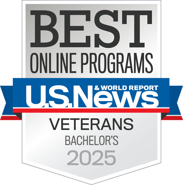 US News and World Report veterans bachelor's badge